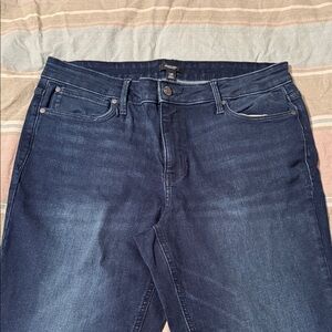 Simply Vera Vera Wang Dark Blue Straight Leg Jeans